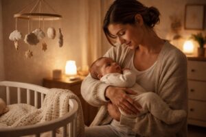 découvrez des astuces efficaces pour calmer un bébé qui se réveille toutes les heures et retrouver des nuits paisibles.