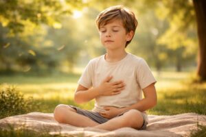 découvrez comment la respiration consciente peut apaiser l'anxiété chez les enfants en favorisant le calme et la sérénité.