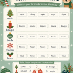 Enfants de la Grande Section participant à une activité festive de Noël en classe