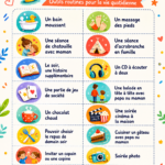 Une boîte à récompenses colorée avec des étiquettes et des jouets à l'intérieur, représentant une méthode de motivation pour les enfants.