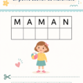 Un enfant jouant avec des lettres en bois pour apprendre.