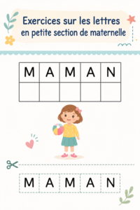 Un enfant jouant avec des lettres en bois pour apprendre.