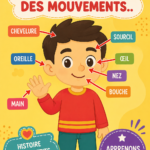 Illustration d'un enfant écoutant une histoire courte racontée par un parent.
