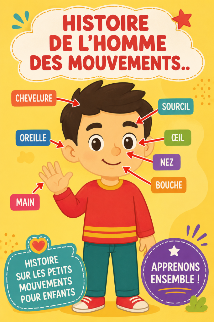 Illustration d'un enfant écoutant une histoire courte racontée par un parent.