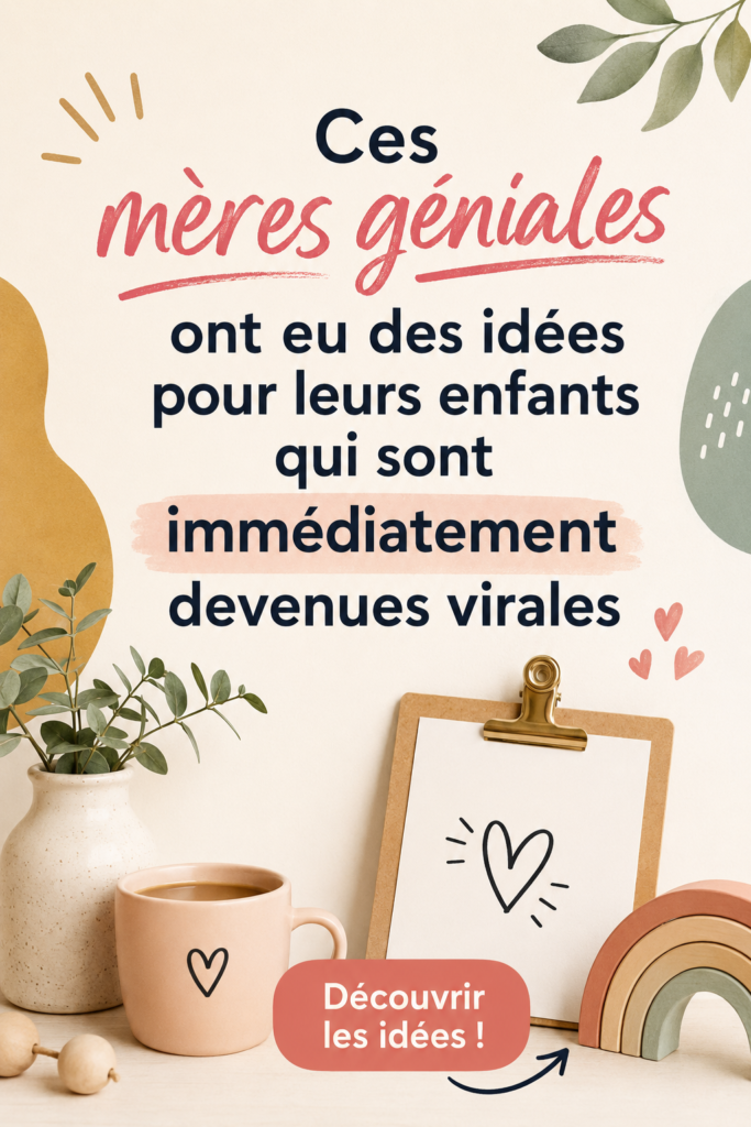 Mamans partageant des idées créatives pour les enfants.