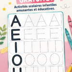 Des enfants s'amusent tout en apprenant avec des activités éducatives à la maison.
