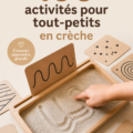 Un enfant s'amusant à peindre lors d'une activité d'intérieur au jardin d'enfants.