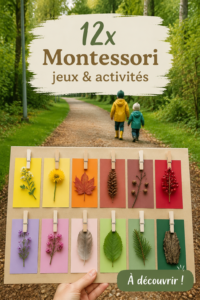 Un enfant réalisant une activité Montessori à la maison, impliqué dans un apprentissage ludique.