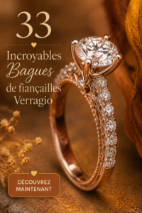 Bague de fiançailles Verragio avec un design époustouflant et élégant.