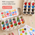 PDF d'apprentissage des couleurs pour enfants à imprimer