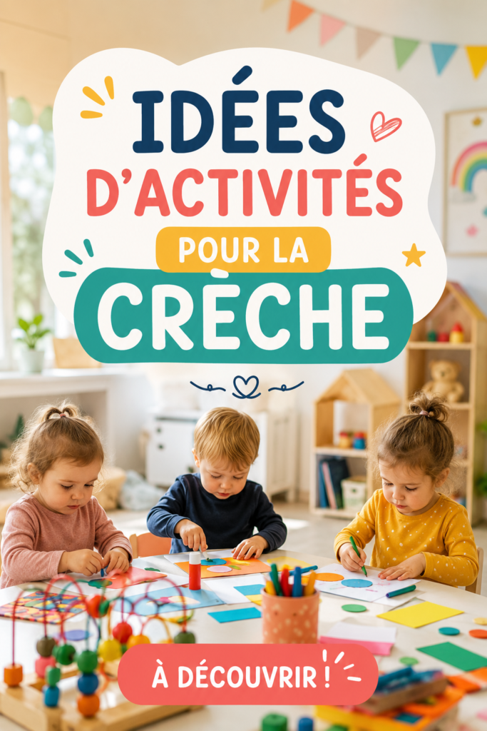 Jeunes enfants s'amusant avec des jeux éducatifs en crèche