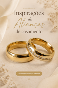 Un ensemble d'alliances de mariage élégantes sur un fond doux, représentant l'amour et l'engagement.