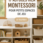 Aménagement d'une salle de jeux Montessori avec des meubles Ikea fonctionnels