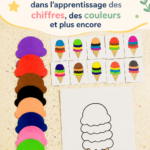 Jeux DIY colorés pour aider les tout-petits à apprendre avec le sourire
