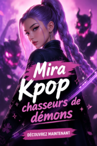 Mira, la chasseuse de démons dans un style Kpop dynamique.
