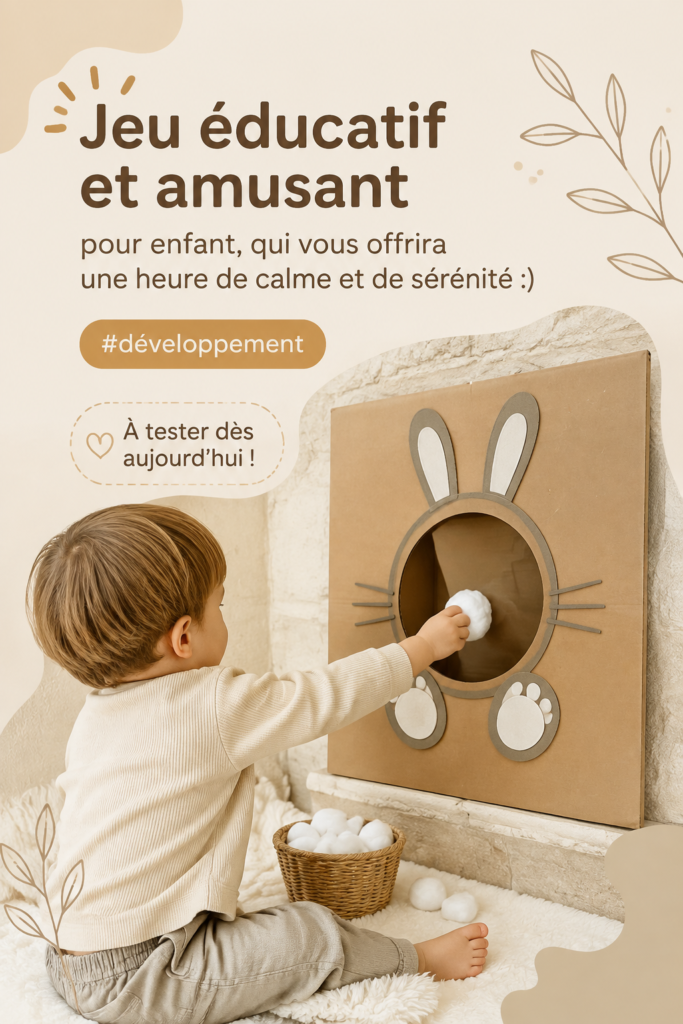 Enfant en train de jouer à une activité Montessori qui favorise le calme et l'apprentissage.