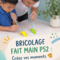Activités créatives pour enfants avec matériel DIY