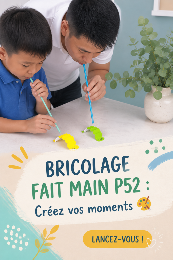 Activités créatives pour enfants avec matériel DIY