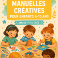 Un enfant créatif en train de réaliser une activité manuelle amusante