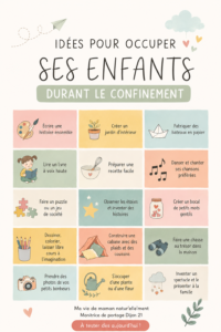 Des enfants s'amusent avec des activités Montessori à la maison pendant le confinement.