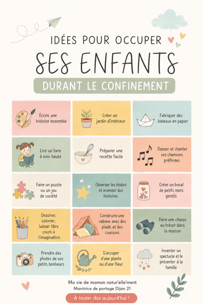 Des enfants s'amusent avec des activités Montessori à la maison pendant le confinement.
