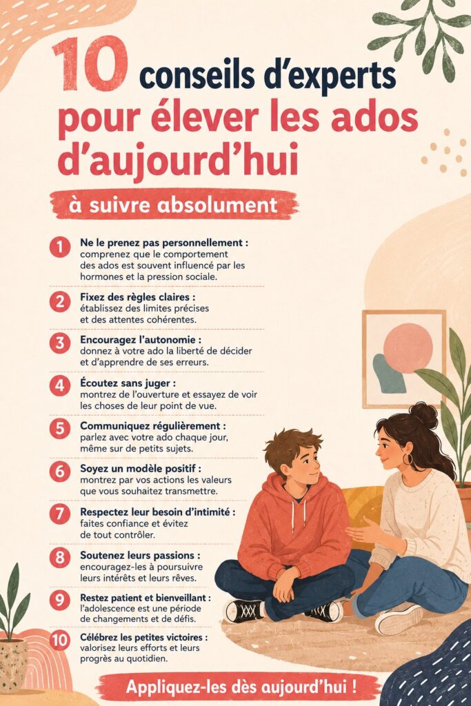 Un parent discutant calmement avec son adolescent, symbole d'une communication ouverte.