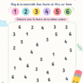 Image montrant des fiches Montessori avec des chiffres pour enfants