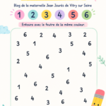 Image montrant des fiches Montessori avec des chiffres pour enfants