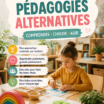 Une mère et son enfant découvrent ensemble des approches éducatives alternatives