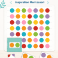Jeune enfant jouant à un jeu d'observation Montessori