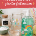 Un kit fait maison pour créer des bulles de savon géantes avec des enfants