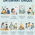 Enfants participant à un quiz éducatif en famille.
