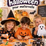 Activités Halloween colorées pour les enfants en maternelle.
