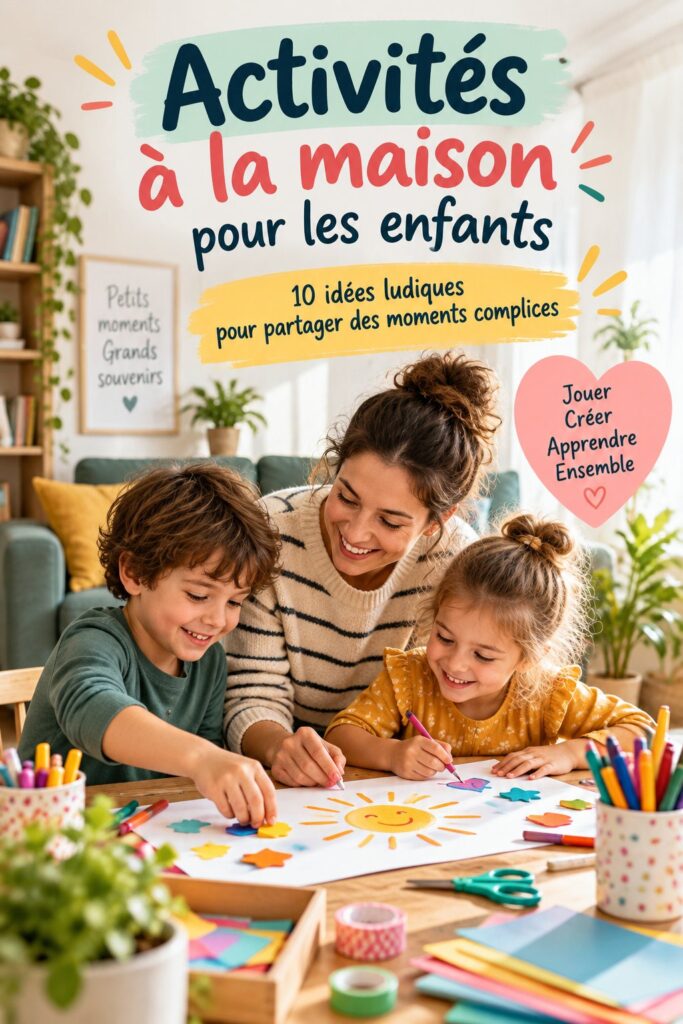 Activités ludiques en famille à la maison