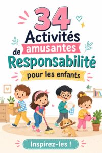 Un groupe d'enfants s'impliquant dans des activités responsables et amusantes.
