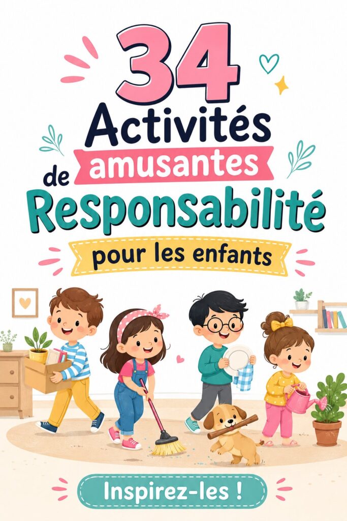 Un groupe d'enfants s'impliquant dans des activités responsables et amusantes.