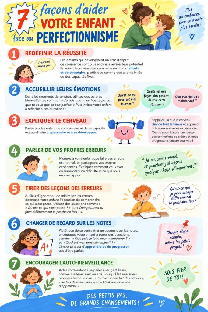 Un enfant se concentrant sur une activité Montessori, illustrant le thème du perfectionnisme.