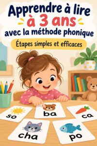 Un enfant s'amusant avec des cartes de phonèmes pour apprendre à lire