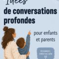 Un parent et un enfant partageant un moment de conversation profonde dans un cadre chaleureux.