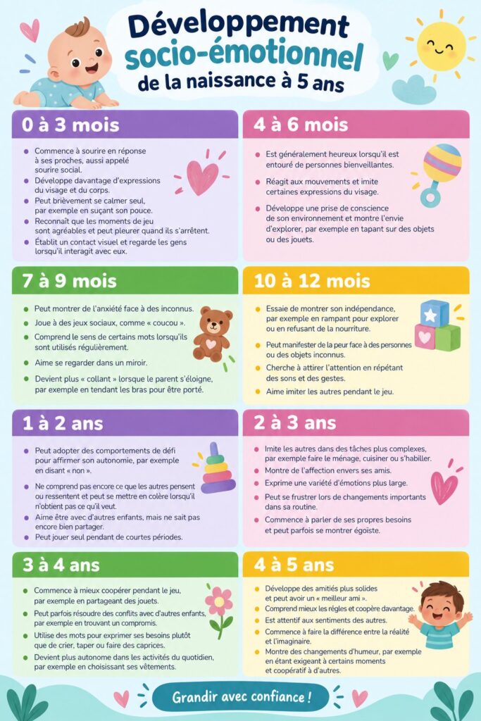 Parent avec un enfant jouant, illustrant le développement socio-émotionnel