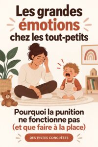 Parent et enfant discutent des émotions intenses de manière bienveillante.