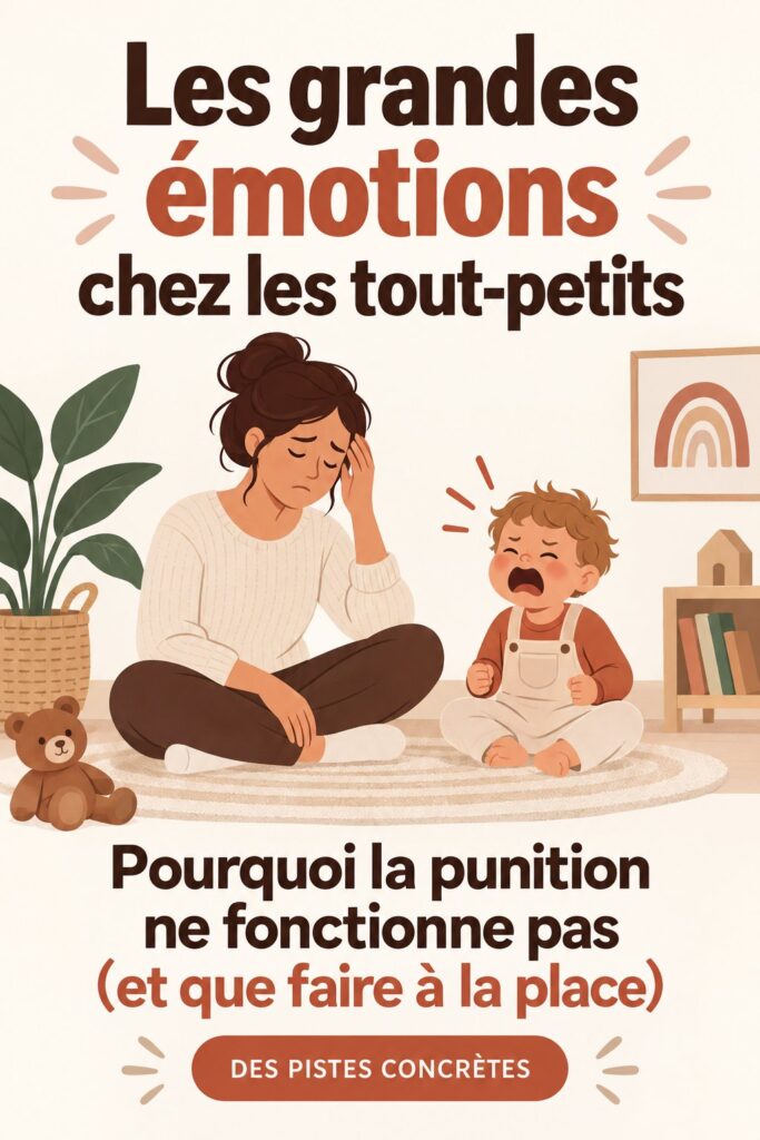 Parent et enfant discutent des émotions intenses de manière bienveillante.