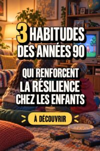 Un enfant jouant à des jeux rétro des années 90 symbolisant la résilience