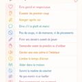 Modèle de règles de maison colorées pour enfants, ludique et engageant