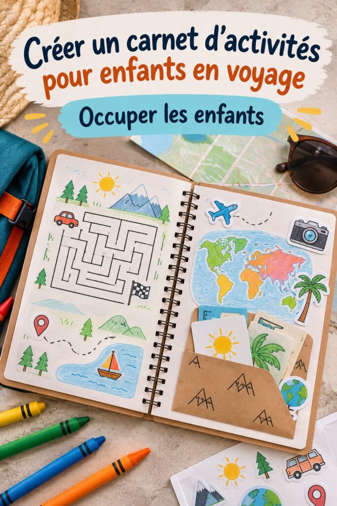 Pack d'activités Montessori pour enfants en voyage