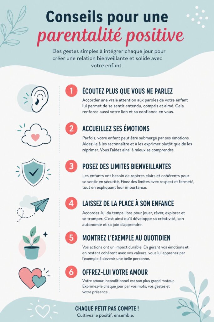 Une mère pratique la parentalité positive avec son enfant en jouant ensemble.