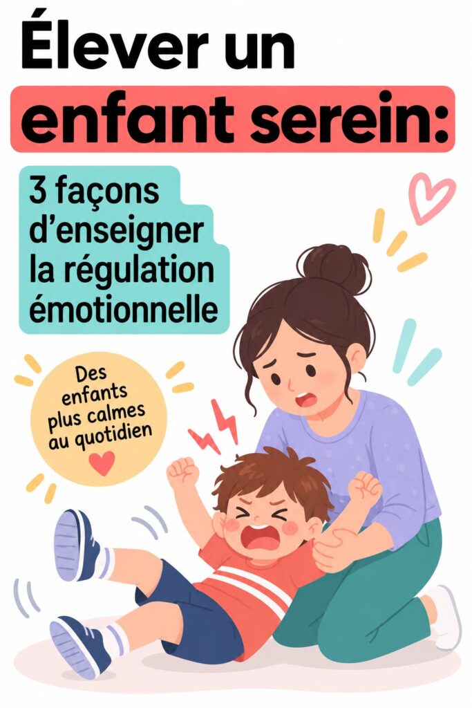 Un enfant pratiquant une activité de régulation émotionnelle avec des outils Montessori.