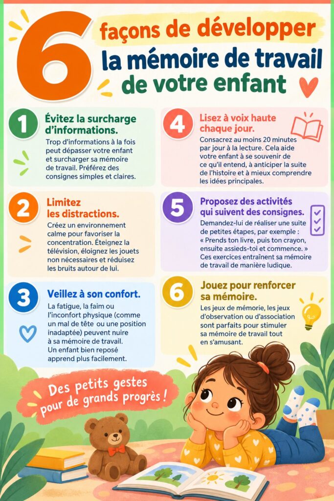 Un enfant s'amusant avec des jeux de mémoire