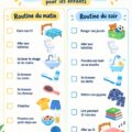 Checklist estivale pour les enfants avec des activités ludiques