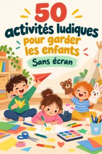 Une activité de bricolage amusante pendant un baby-sitting.